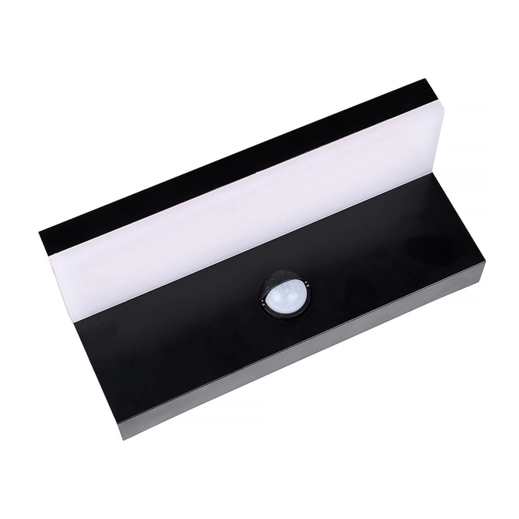 Applique esterno da parete con sensore LED CCT SWITCH 10W impermeabile IP54 luce muro giardino ingresso garage parcheggio COLORE NERO