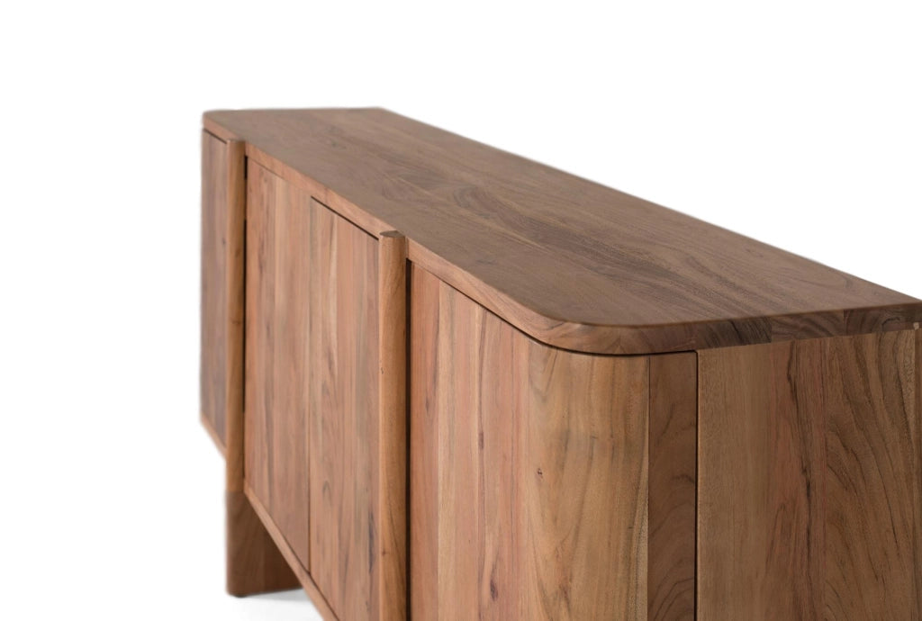 Credenza realizzata a mano in legno di acacia 170 cm