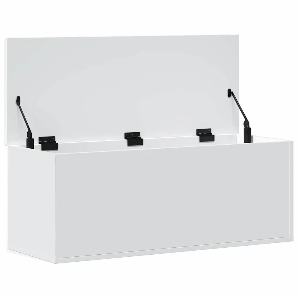 Contenitore Portaoggetti Bianco 90x35x35 cm in Truciolato 840681