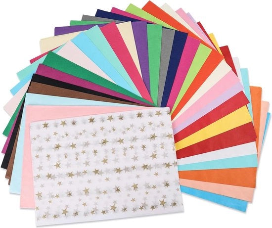 330 Vellini Multicolor Regalo Tela A4 12 "x 8.4" per Avvolgere Regali