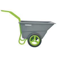 Carriola da Giardino 110L 120x59xH53cm Rama Barrow Grigio e Verde