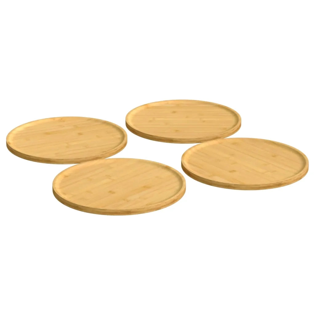 Piatti per Pizza 4 pz Ã˜32x1,5 cm in BambÃ¹ cod mxl 70318