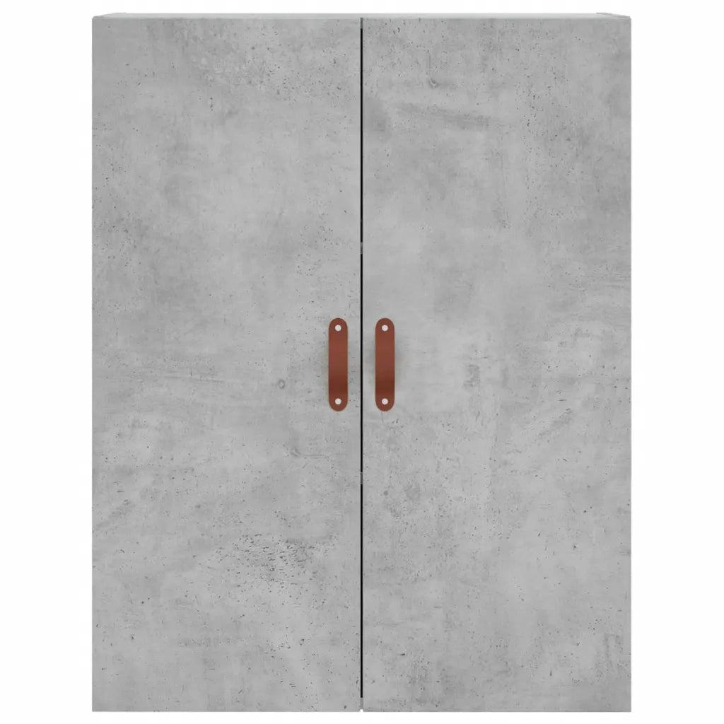 Credenza-Buffet-Armadio da cucina Grigio Cemento 69,5x34x180 cm in Legno Multistrato 316857