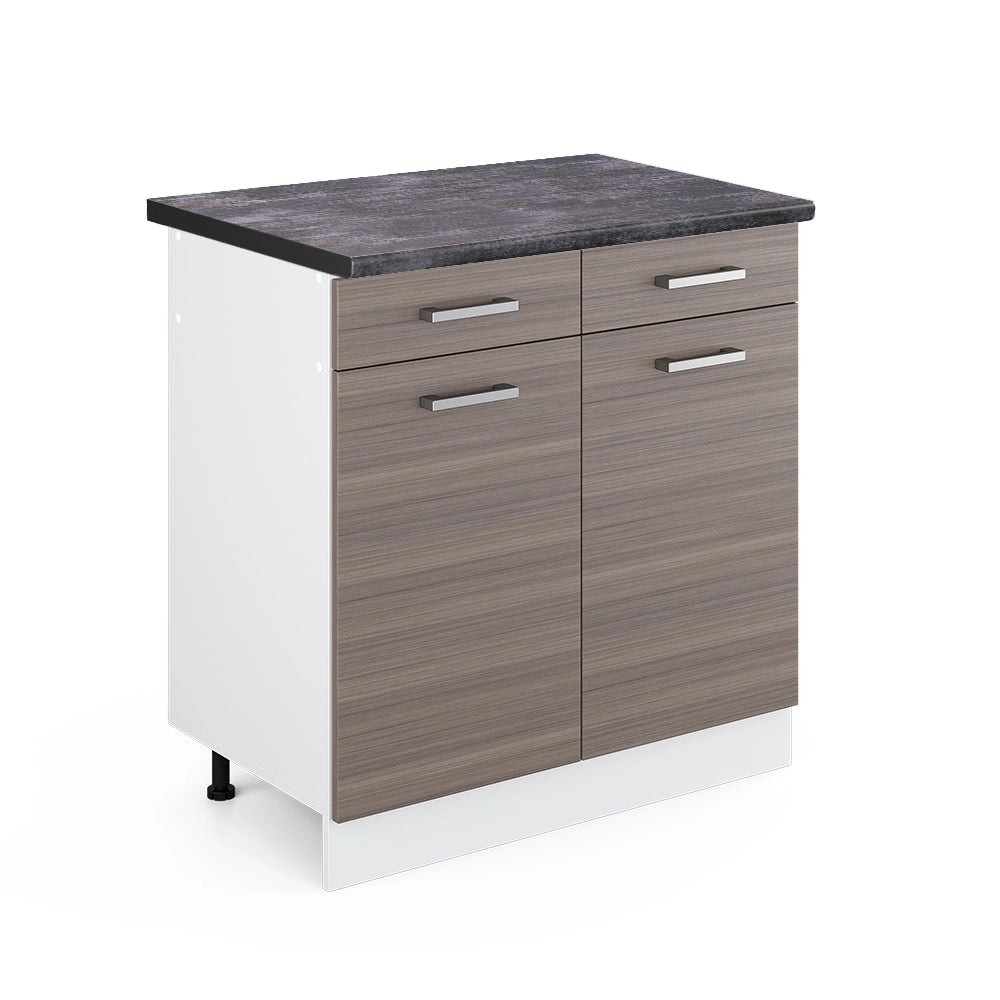 Vicco Mobiletto base per cucina Grigio 80 cm , PL Antracite
