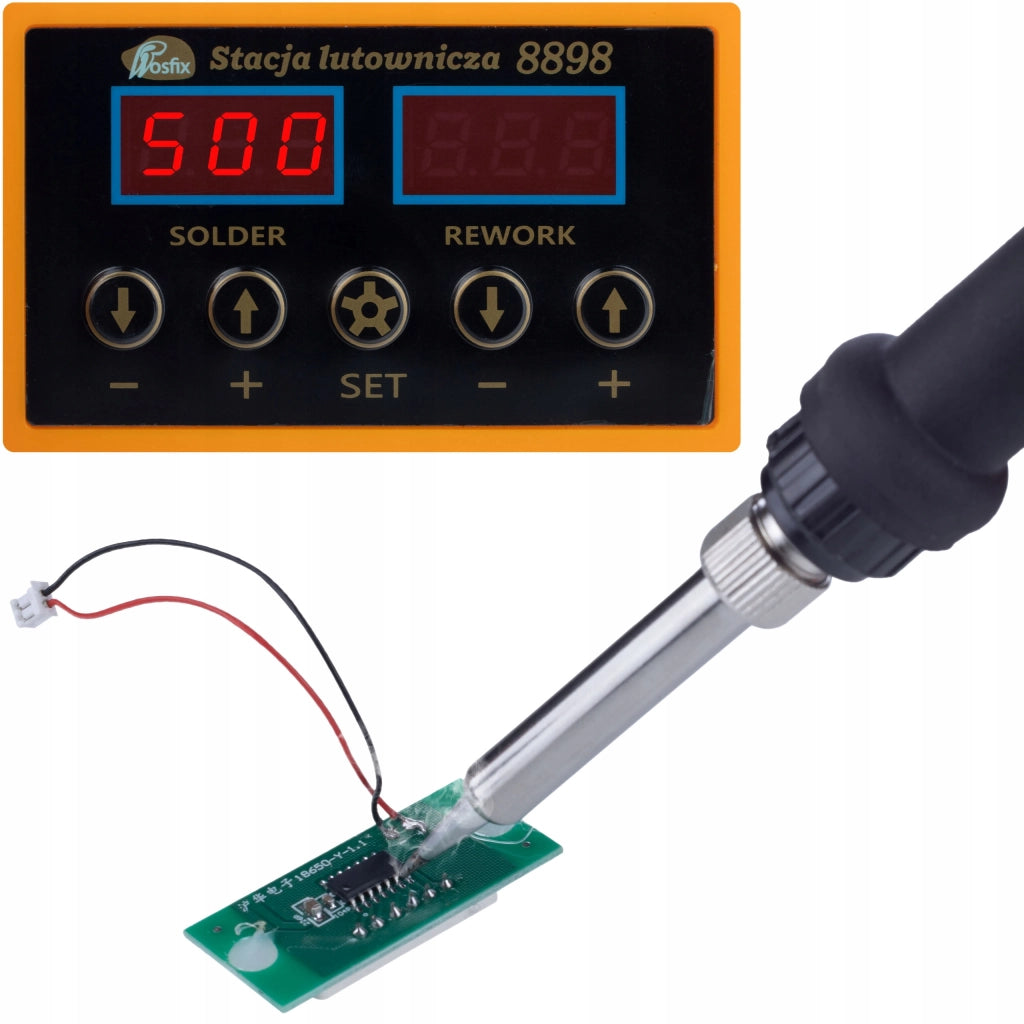 Stazione Saldante 2 in 1 Rosfix OH660 – Hot-Air e 900M | 660W, Display LED, Regolazione Temperatura