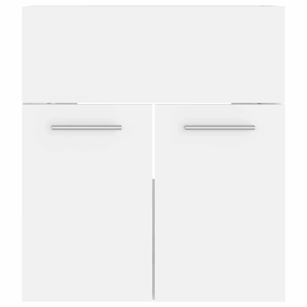 Armoire d'évier Blanc 41x38,5x46 cm Bois d’ingénierie