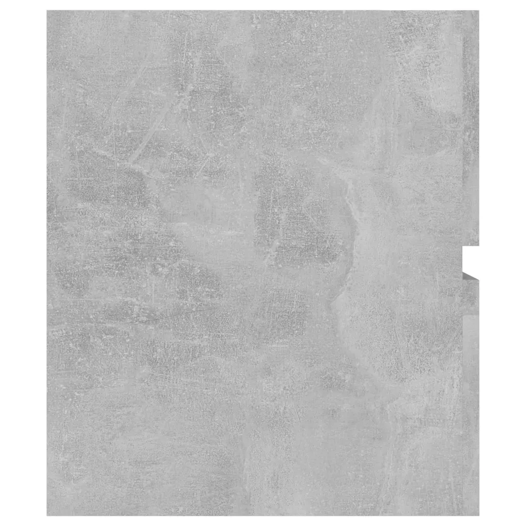 Mobile con Lavabo Integrato Grigio Cemento in Legno Multistrato