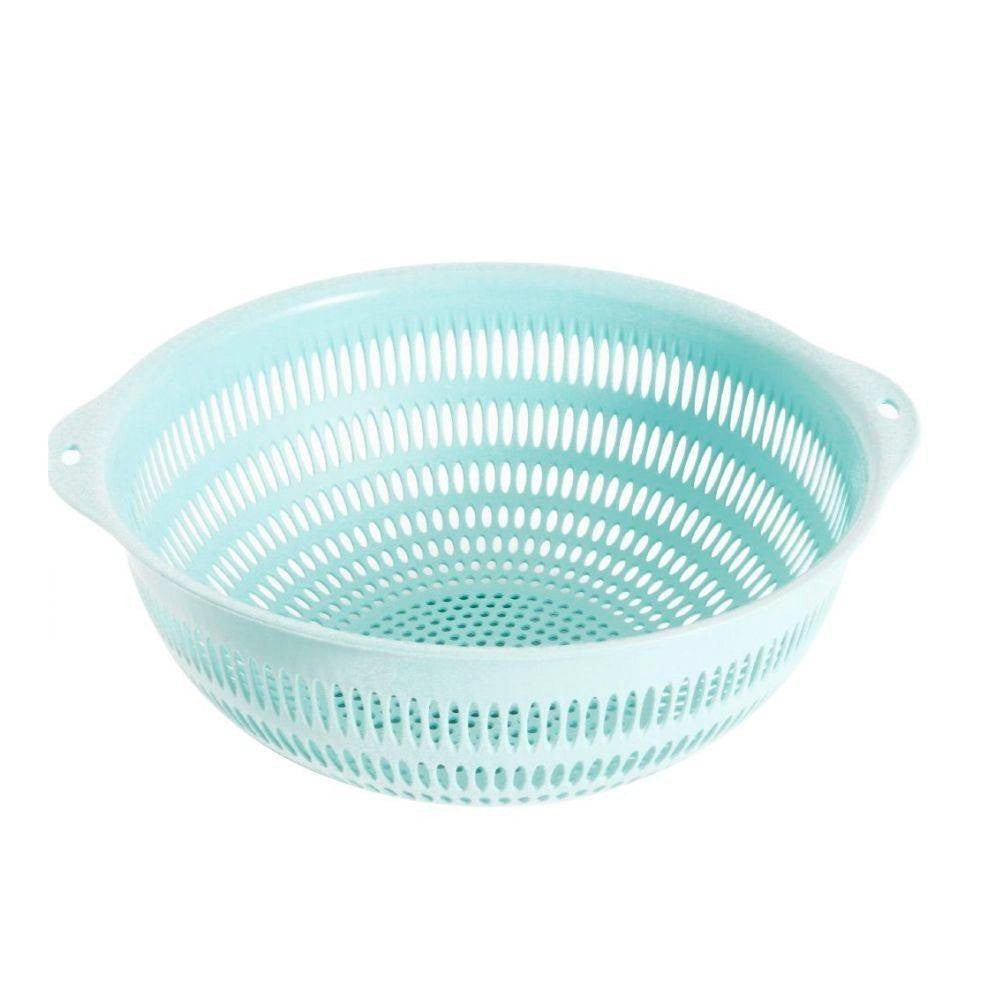Trade Shop - Cestello Verde Acqua Lavaggio Verdure Frutta Dim. 25.5x10.5 Cm Accessori Cucina -