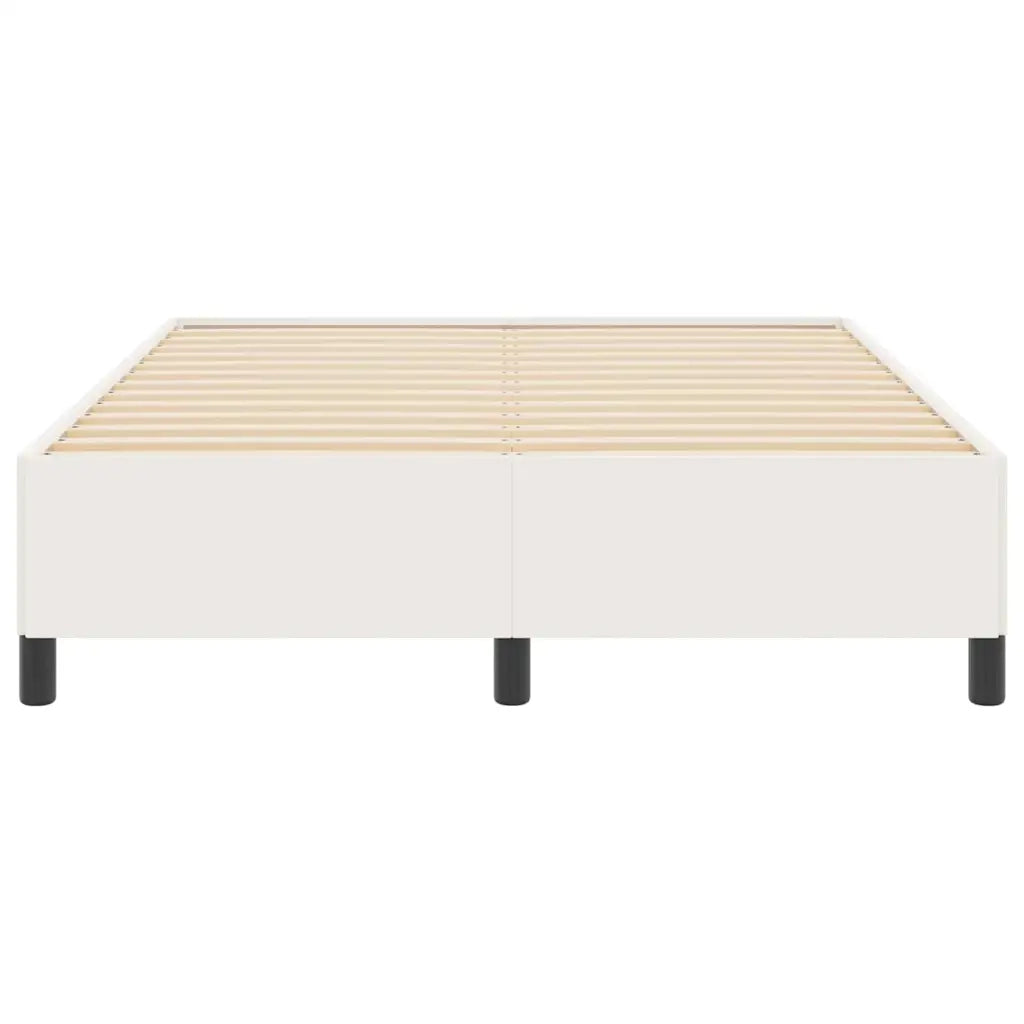 Letto a molle Crema 140 x 190 cm Tessuto in Cords 42006969