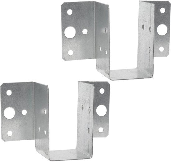 Set di 2 chiodi per stivali da carpentiere - 41 x 45 x 70 mm - acciaio inox Z275 - con 14 fori