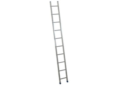 SCALA IN ALLUMINIO SINGOLA FACAL STILO SEMPLICE 10 GRADINI MT. 3,06