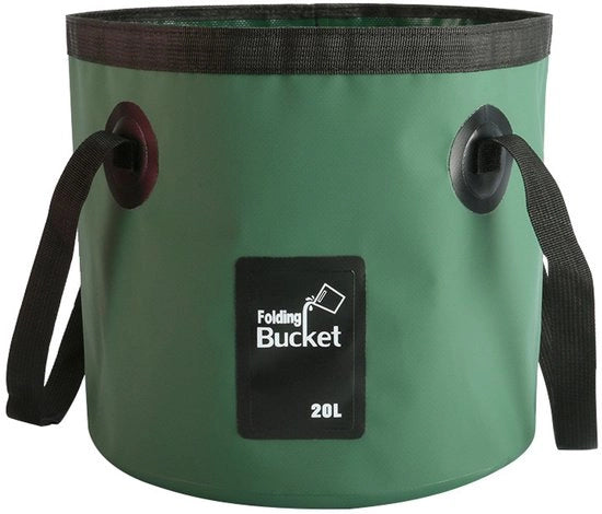 Emiciclo portatile da 20L - contenitore di stoccaggio portatile pieghevole, emiciclo da campeggio, emiciclo leggero da trasporto per campeggio, viaggio, escursioni, pesca, navigazione e giardinaggio.