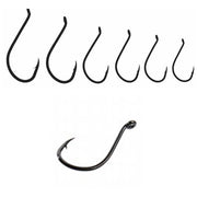 Ami akura trabucco 11507 numero 2/0 12 pezzi carbon hooks
