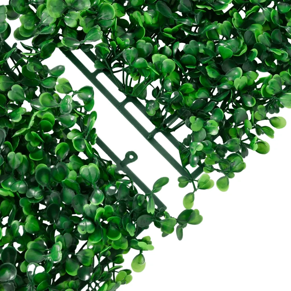 Recinzione Foglie Arbusti Artificiali 24 pz Verde 50x50 cm 366635