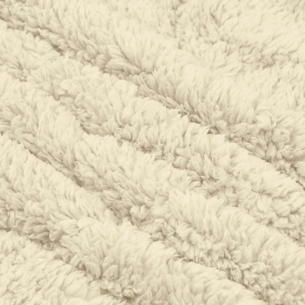 Piumone | Duvet Invernale Crema 155 x 200 cm Microfibra e Fleece Teddy