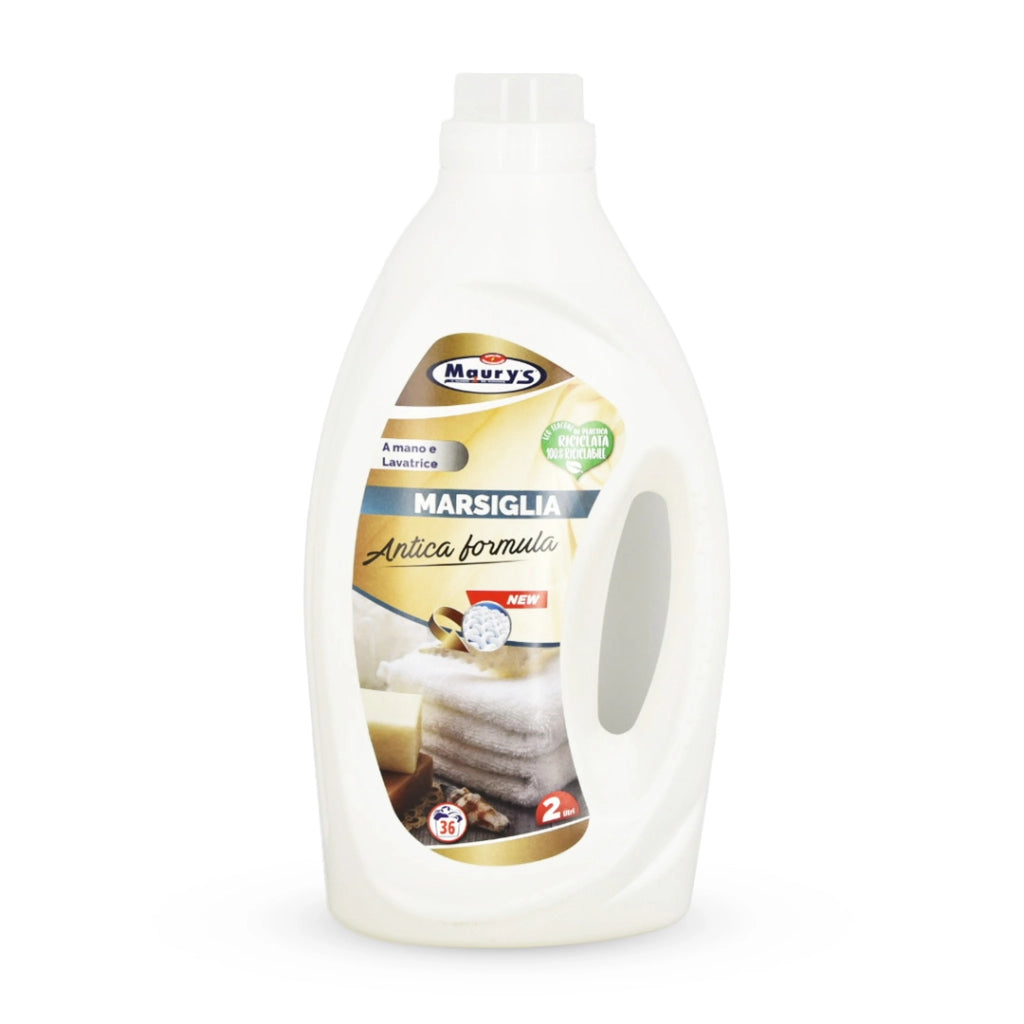 MAURY'S DETERSIVO LIQUIDO PER BUCATO IN FORMATO DA 2 LITRI AL MARSIGLIA