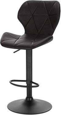 Set di 2 sgabelli da bar in sintetico antracite 19_0000163