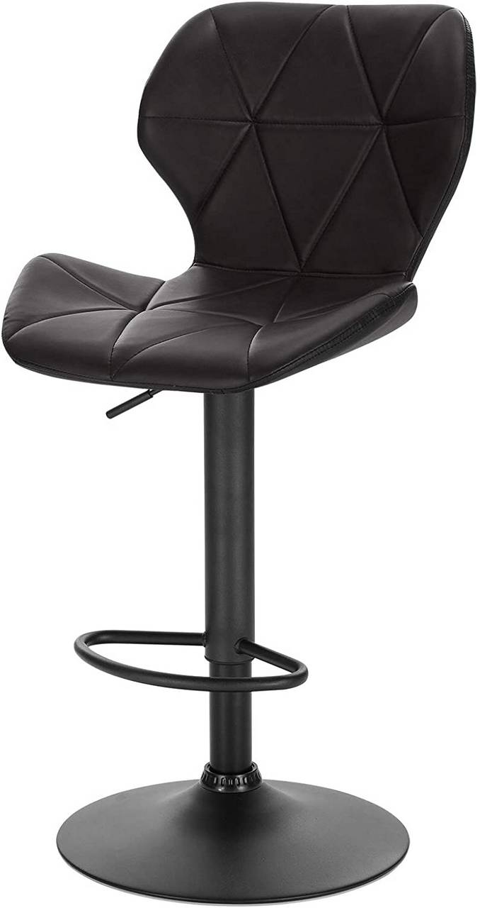 Set di 2 sgabelli da bar in sintetico antracite 19_0000163