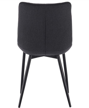 Sedie da cucina in lino 2 pezzi grigio scuro 19_0000535