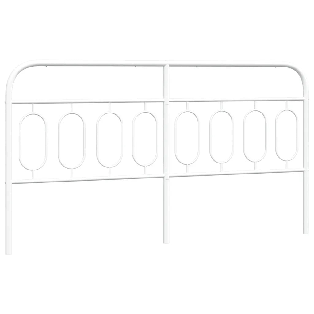 Testiera in Metallo-Testiera in Ferro-Testata Bianco 193 cm 361370