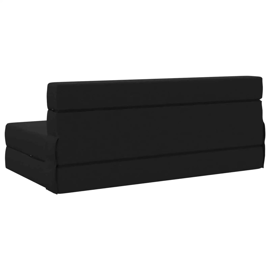 Divano Letto Pieghevole Nero 152 x 86,5 x 60 cm Tessuto 900121