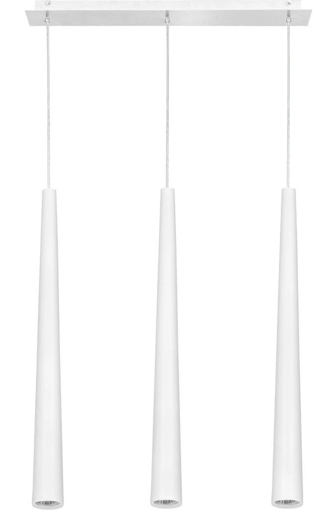 Lampadario a sospensione Nowodvorski Quebec bianco 3xGU10
