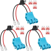 3 x Stekker per 12 AWG per Batteria SLA 12 V per Auto Zit - Compreso la Compatibilità con Peg-Perego
