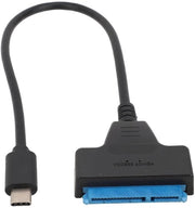 Adattatore SATA esterno a USB Type C per disco rigido/SSD da 2,5 pollici - UASP, velocità 6 Gbps