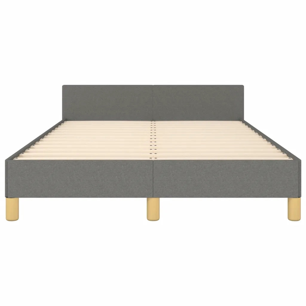 Giroletto senza Materasso Grigio Scuro 120x190 cm in Tessuto 3270500