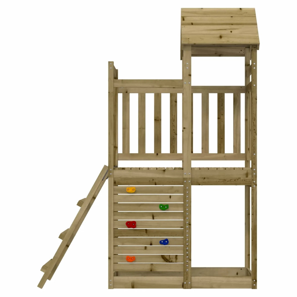 Torre da Gioco Marrone Legno Impregnato Solido 3417204