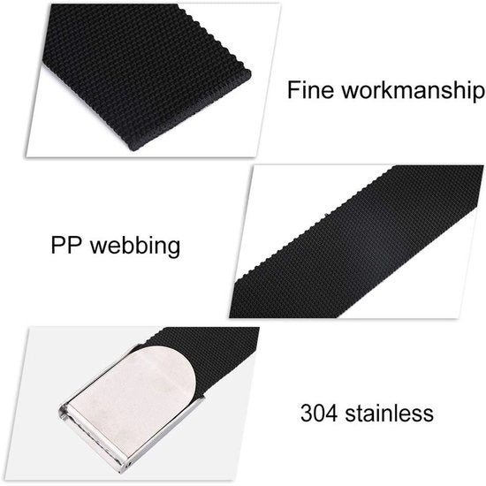 Rivestimento per immersioni in acciaio inossidabile - 150 cm - Fermo singolo in polipropilene - Rapido assorbimento - Antimuffa - Leggero 202 g - Cintura di peso
