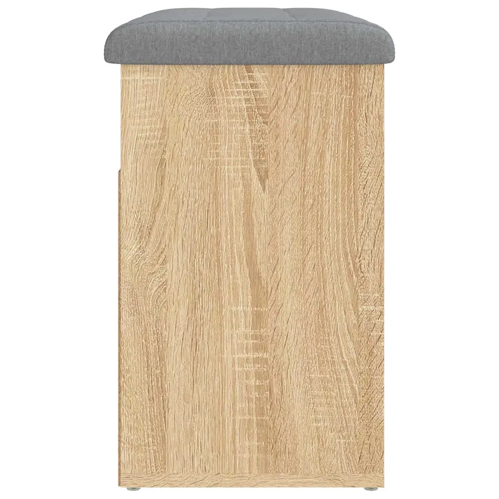 Panca Porta Scarpe Rovere Sonoma 62x32x50 cm Legno Multistrato 835098