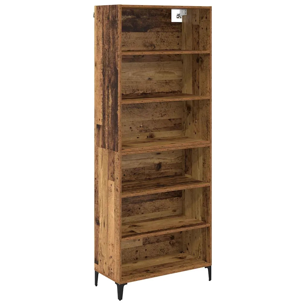 Credenza-Buffet-Armadio da cucina Legno vecchio 69,5 x 34 x 180 cm Legno multistrato 592843