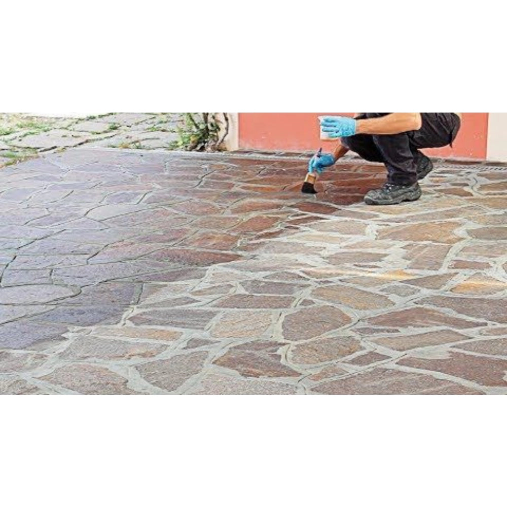 Impregnante tonalizzante antimacchia effetto bagnato pavimenti tono plus da 1 lt