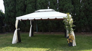 GAZEBO RIYAD STRUTTURA IN ALLUMINIO TOP ECRU MT.3X4