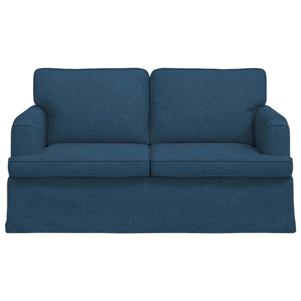Divano | Divano da soggiorno | Sofa Blu 144 x 80 x 85 cm Tessuto