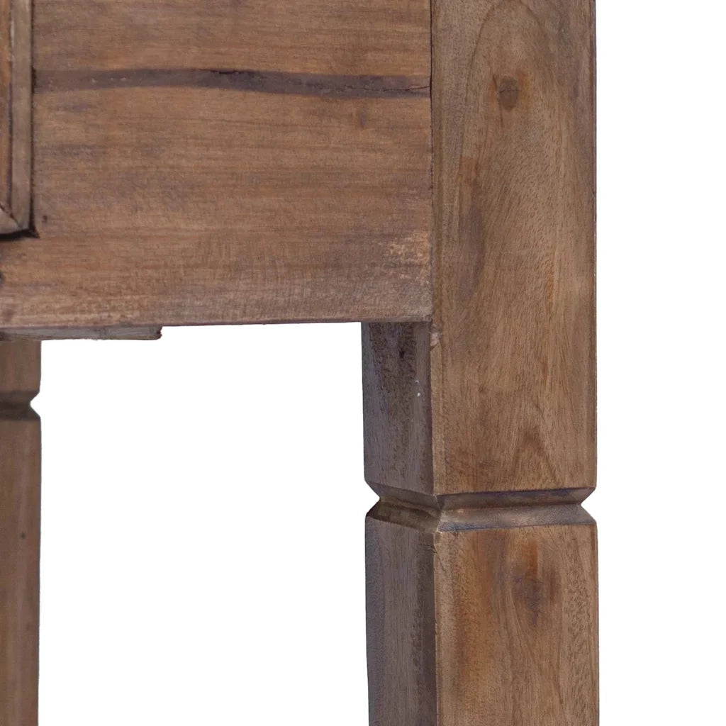 Scrivania con Cassetti 90x50x101 cm in Legno Massello di Mogano 283912