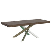 Tavolo Allungabile 180-440x90x77 cm Volantis Premium Noce Telaio 4A