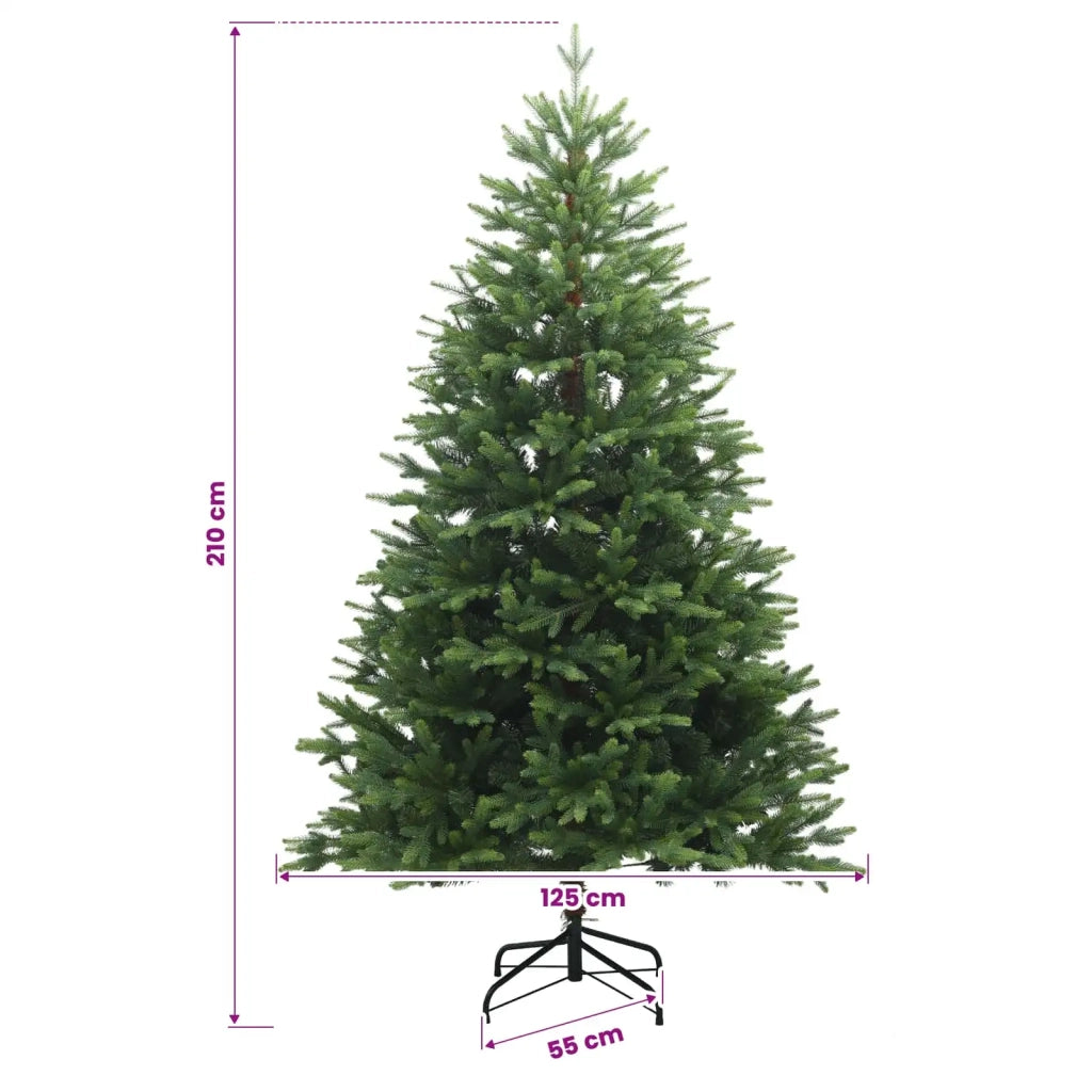 Albero di Natale Artificiale con Rami Pieghevoli 210 cm 42055616