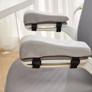 Supporto per braccio e gomito per poltrone da ufficio, protezione per il gomito rialzato morbido, cuscino per braccio e gomito comodo, supporto per gomito, adatto a poltrone per computer, grigio.