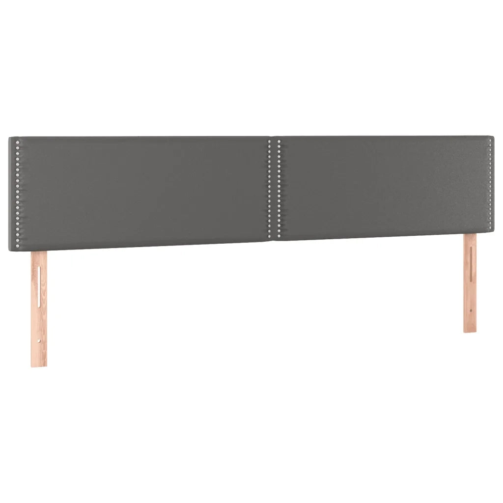 Giroletto Molle con Materasso e LED Grigio 200x200cm Similpelle 3134187