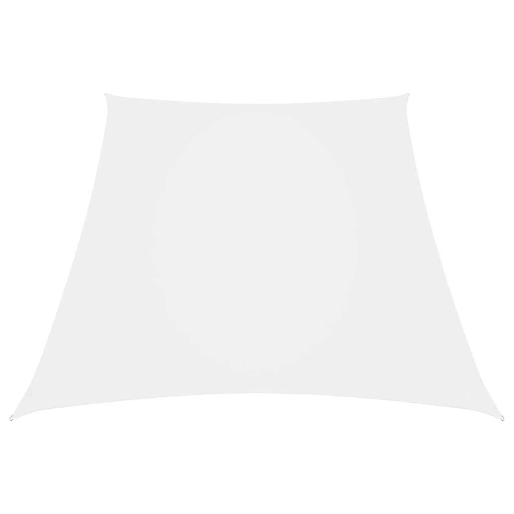 Vela ombreggiante/ombrellone tessuto Oxford trapezoidale 3/4 x 3 m bianco 02_0009761