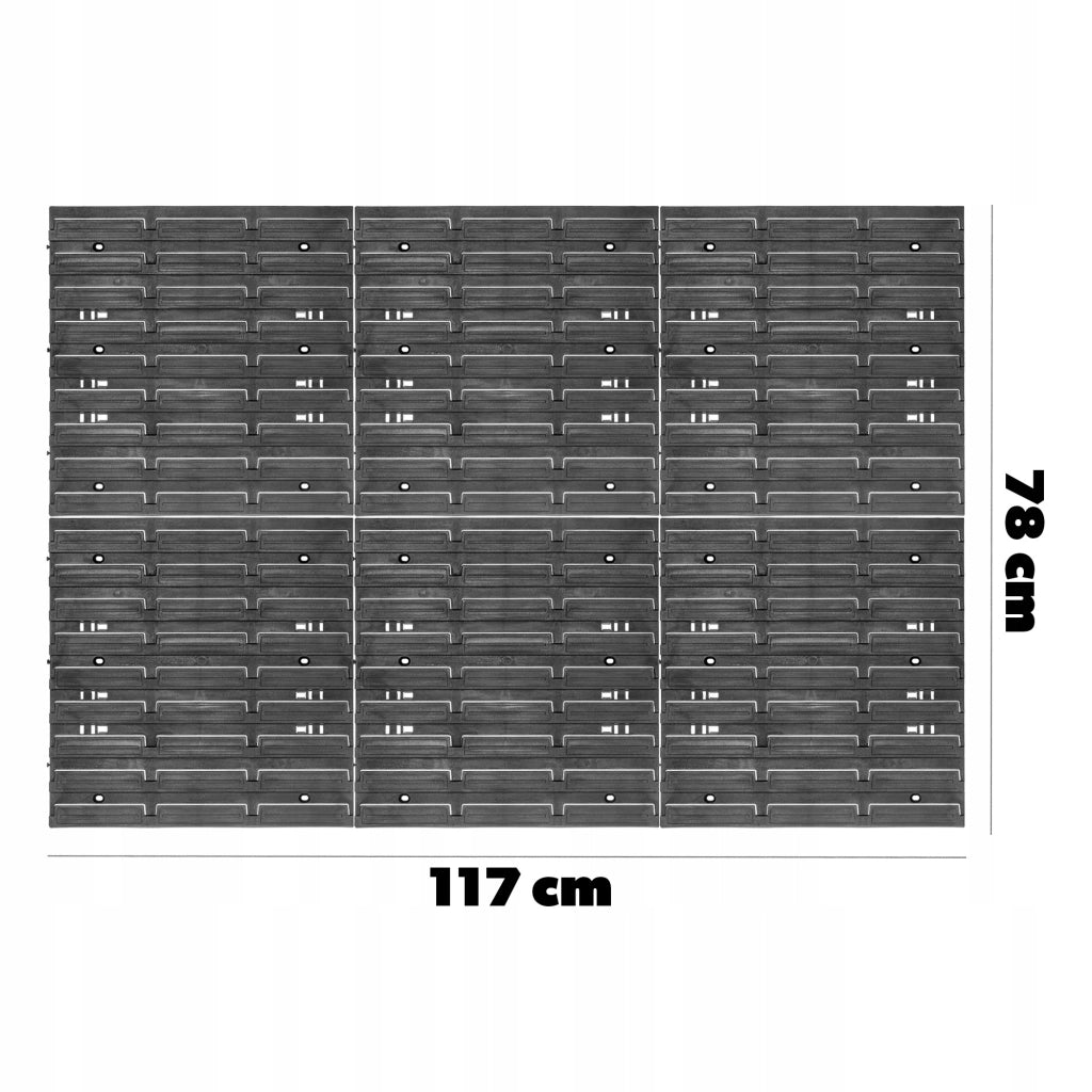 Pannello portautensili KADAX da parete per officina, 117x78 cm, per garage e officina.