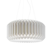 Sospensione Bianco in polilux  Cm. 60 x 31h