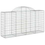 Cesto Gabbione ad Arco 200x50x100/120 cm Ferro Zincato