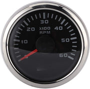 Contachilometri - Display LCD - 52mm - 6000 giri/min - Per Auto e Motociclo - Macchine da Costruzione e Motopompe da Bordo
