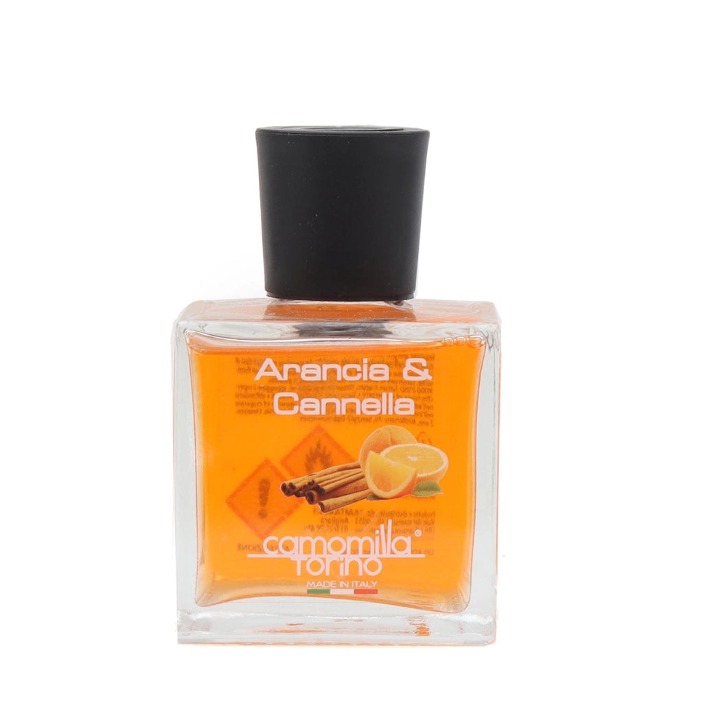 CAMOMILLA TORINO DIFFUSORE AMBIENTE CON BASTONCINI ARANCIA E CANNELLA DA 100 ML