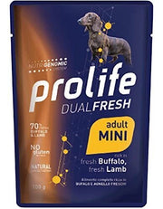 Prolife Dual Fresh Adult Bufalo fresco & Agnello fresco- 10x100gr