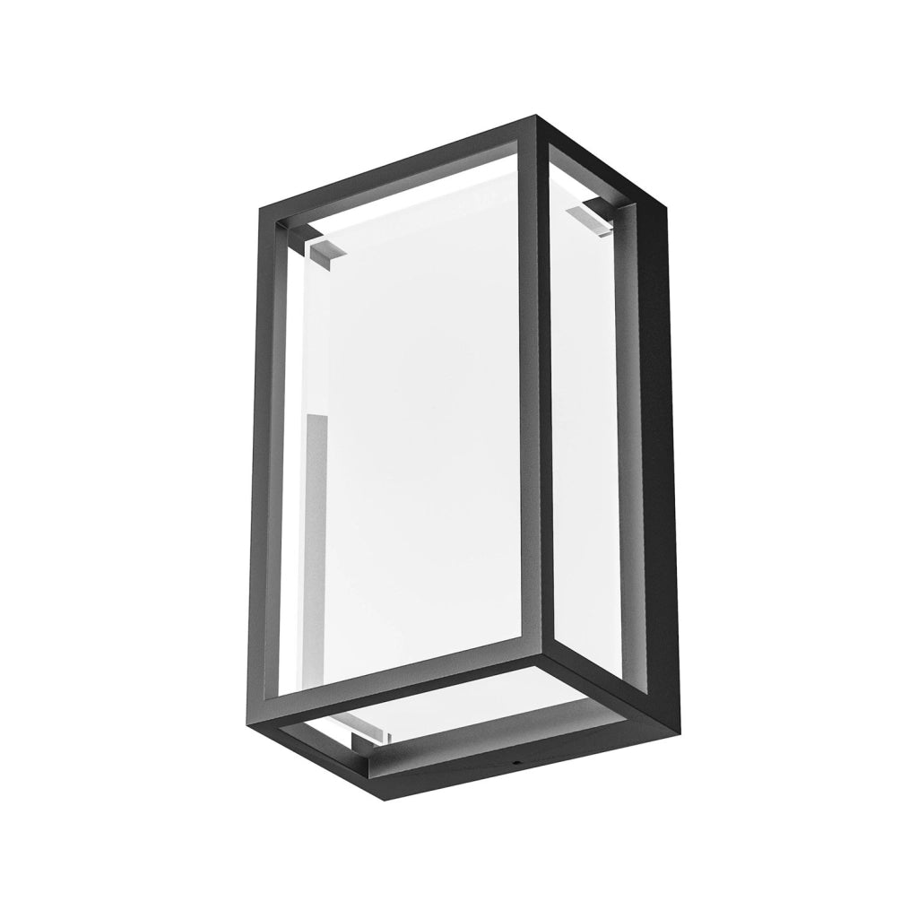 GES2101 Plafoniera LED 12W in Alluminio Grigio Antracite CCT 3000K/4000K/5000K IP65 - Lampada a Soffitto per Esterni Compatta - Gealuce