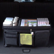 Organizzatore del Bagagliaio pieghevole con Compartimento con Coperchio, Fermo Velcro Antiscivolo, Compartimenti Multipli, e Fondino Antiscivolo
